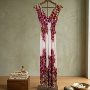 Nali Collection Peacock Maxi